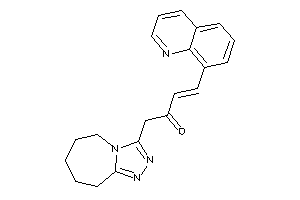 4-(8-quinolyl)-1-(6,7,8,9-tetrahydro-5H-[1,2,4]triazolo[4,3-a]azepin-3-yl)but-3-en-2-one