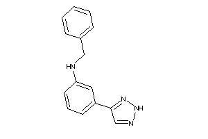 Benzyl-[3-(2H-triazol-4-yl)phenyl]amine