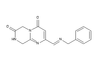 2-(benzyliminomethyl)-8,9-dihydro-6H-pyrazino[1,2-a]pyrimidine-4,7-quinone
