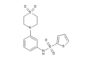 N-[3-(1,1-diketo-1,4-thiazinan-4-yl)phenyl]thiophene-2-sulfonamide