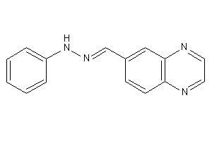 Phenyl-(quinoxalin-6-ylmethyleneamino)amine
