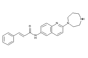 N-[2-(1,4-diazepan-1-yl)-6-quinolyl]-3-phenyl-acrylamide
