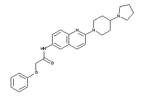 2-phenoxy-N-[2-(4-pyrrolidinopiperidino)-6-quinolyl]acetamide