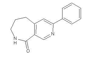 Image of 3-phenyl-5,6,7,8-tetrahydropyrido[3,4-c]azepin-9-one