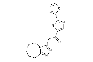 1-[2-(2-furyl)thiazol-5-yl]-2-(6,7,8,9-tetrahydro-5H-[1,2,4]triazolo[4,3-a]azepin-3-yl)ethanone