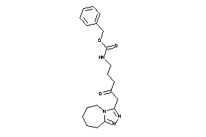 N-[4-keto-5-(6,7,8,9-tetrahydro-5H-[1,2,4]triazolo[4,3-a]azepin-3-yl)pentyl]carbamic Acid Benzyl Ester