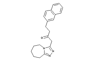 4-(2-naphthyl)-1-(6,7,8,9-tetrahydro-5H-[1,2,4]triazolo[4,3-a]azepin-3-yl)butan-2-one