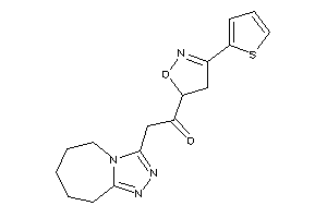 2-(6,7,8,9-tetrahydro-5H-[1,2,4]triazolo[4,3-a]azepin-3-yl)-1-[3-(2-thienyl)-2-isoxazolin-5-yl]ethanone