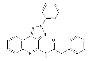 2-phenyl-N-(2-phenylpyrazolo[3,4-c]quinolin-4-yl)acetamide