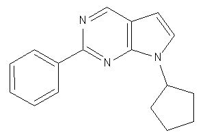 7-cyclopentyl-2-phenyl-pyrrolo[2,3-d]pyrimidine