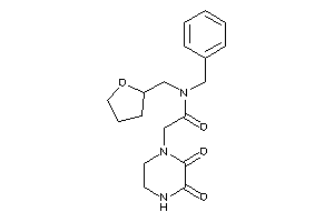 N-benzyl-2-(2,3-diketopiperazino)-N-(tetrahydrofurfuryl)acetamide