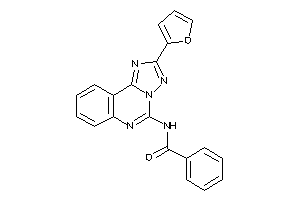 Image of N-[2-(2-furyl)-[1,2,4]triazolo[1,5-c]quinazolin-5-yl]benzamide
