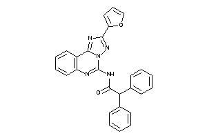Image of N-[2-(2-furyl)-[1,2,4]triazolo[1,5-c]quinazolin-5-yl]-2,2-diphenyl-acetamide