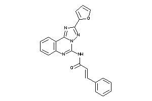 Image of N-[2-(2-furyl)-[1,2,4]triazolo[1,5-c]quinazolin-5-yl]-3-phenyl-acrylamide