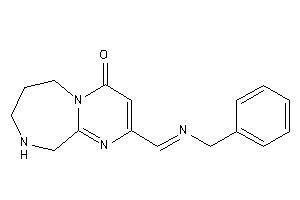 Image of 2-(benzyliminomethyl)-7,8,9,10-tetrahydro-6H-pyrimido[1,2-a][1,4]diazepin-4-one
