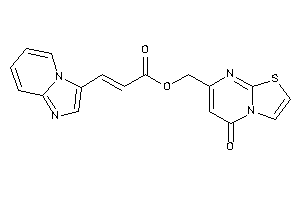 Image of 3-imidazo[1,2-a]pyridin-3-ylacrylic Acid (5-ketothiazolo[3,2-a]pyrimidin-7-yl)methyl Ester