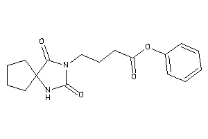 Image of 4-(2,4-diketo-1,3-diazaspiro[4.4]nonan-3-yl)butyric Acid Phenyl Ester