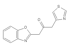 1-(1,3-benzoxazol-2-yl)-3-thiazol-4-yl-acetone