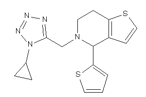 5-[(1-cyclopropyltetrazol-5-yl)methyl]-4-(2-thienyl)-6,7-dihydro-4H-thieno[3,2-c]pyridine