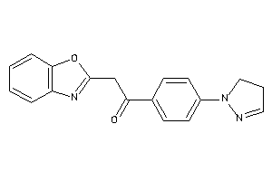 2-(1,3-benzoxazol-2-yl)-1-[4-(2-pyrazolin-1-yl)phenyl]ethanone