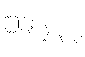 1-(1,3-benzoxazol-2-yl)-4-cyclopropyl-but-3-en-2-one