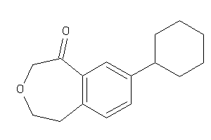 Image of 7-cyclohexyl-1,2-dihydro-3-benzoxepin-5-one