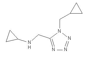 Cyclopropyl-[[1-(cyclopropylmethyl)tetrazol-5-yl]methyl]amine