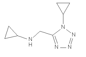 Cyclopropyl-[(1-cyclopropyltetrazol-5-yl)methyl]amine