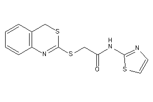 2-(4H-3,1-benzothiazin-2-ylthio)-N-thiazol-2-yl-acetamide