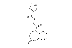 Isoxazole-4-carboxylic Acid [2-keto-2-(4-keto-3,5-dihydro-2H-1,5-benzodiazepin-1-yl)ethyl] Ester
