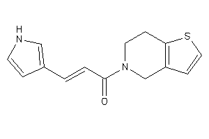 1-(6,7-dihydro-4H-thieno[3,2-c]pyridin-5-yl)-3-(1H-pyrrol-3-yl)prop-2-en-1-one