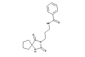 N-[3-(2,4-diketo-1,3-diazaspiro[4.4]nonan-3-yl)propyl]benzamide