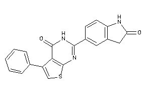 2-(2-ketoindolin-5-yl)-5-phenyl-3H-thieno[2,3-d]pyrimidin-4-one