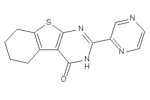 2-pyrazin-2-yl-5,6,7,8-tetrahydro-3H-benzothiopheno[2,3-d]pyrimidin-4-one