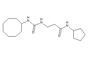 3-(cyclooctylcarbamoylamino)-N-cyclopentyl-propionamide