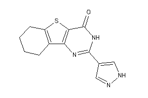 2-(1H-pyrazol-4-yl)-6,7,8,9-tetrahydro-3H-benzothiopheno[3,2-d]pyrimidin-4-one