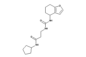 N-cyclopentyl-3-(4,5,6,7-tetrahydrobenzofuran-4-ylcarbamoylamino)propionamide