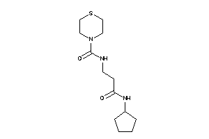 N-[3-(cyclopentylamino)-3-keto-propyl]thiomorpholine-4-carboxamide