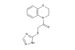 1-(2,3-dihydro-1,4-benzoxazin-4-yl)-2-(1H-1,2,4-triazol-5-ylthio)ethanone