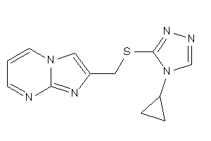 2-[[(4-cyclopropyl-1,2,4-triazol-3-yl)thio]methyl]imidazo[1,2-a]pyrimidine