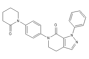 6-[4-(2-ketopiperidino)phenyl]-1-phenyl-4,5-dihydropyrazolo[3,4-c]pyridin-7-one