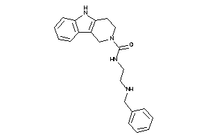 N-[2-(benzylamino)ethyl]-1,3,4,5-tetrahydropyrido[4,3-b]indole-2-carboxamide