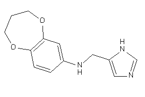 3,4-dihydro-2H-1,5-benzodioxepin-7-yl(1H-imidazol-5-ylmethyl)amine