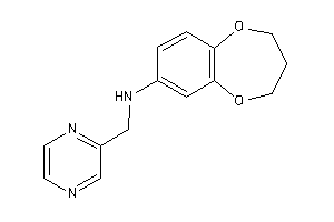 3,4-dihydro-2H-1,5-benzodioxepin-7-yl(pyrazin-2-ylmethyl)amine