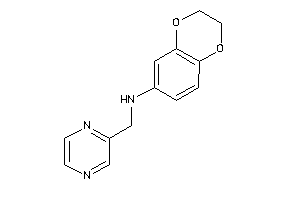 2,3-dihydro-1,4-benzodioxin-7-yl(pyrazin-2-ylmethyl)amine