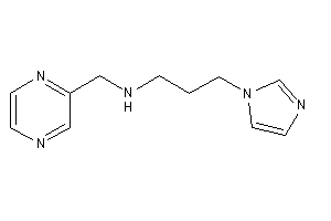 3-imidazol-1-ylpropyl(pyrazin-2-ylmethyl)amine