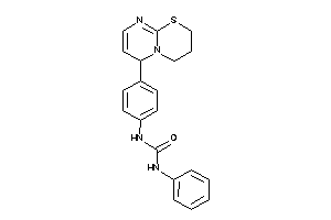 1-phenyl-3-[4-(2,3,4,6-tetrahydropyrimido[2,1-b][1,3]thiazin-6-yl)phenyl]urea