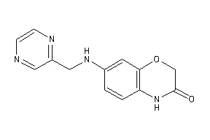 7-(pyrazin-2-ylmethylamino)-4H-1,4-benzoxazin-3-one