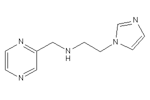 2-imidazol-1-ylethyl(pyrazin-2-ylmethyl)amine