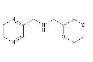 1,4-dioxan-2-ylmethyl(pyrazin-2-ylmethyl)amine